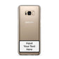 Personalised Warning Label Samsung Galaxy S8 Plus Case