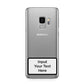 Personalised Warning Label Samsung Galaxy S9 Case