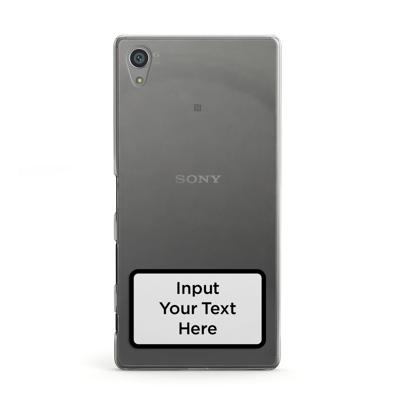 Personalised Warning Label Sony Case – Dyefor