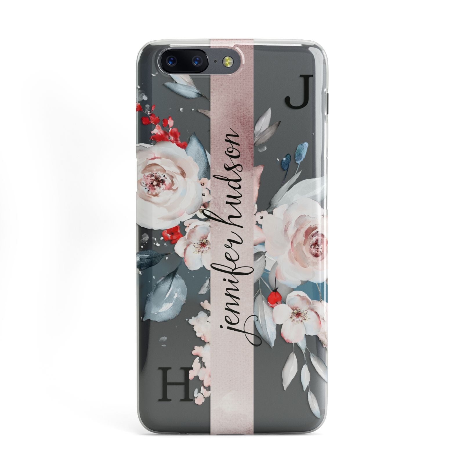 Personalised Watercolour Bouquet Roses OnePlus Case