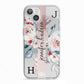 Personalised Watercolour Bouquet Roses iPhone 13 TPU Impact Case with White Edges