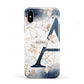 Personalised Watercolour Geometric Apple iPhone XS 3D Tough