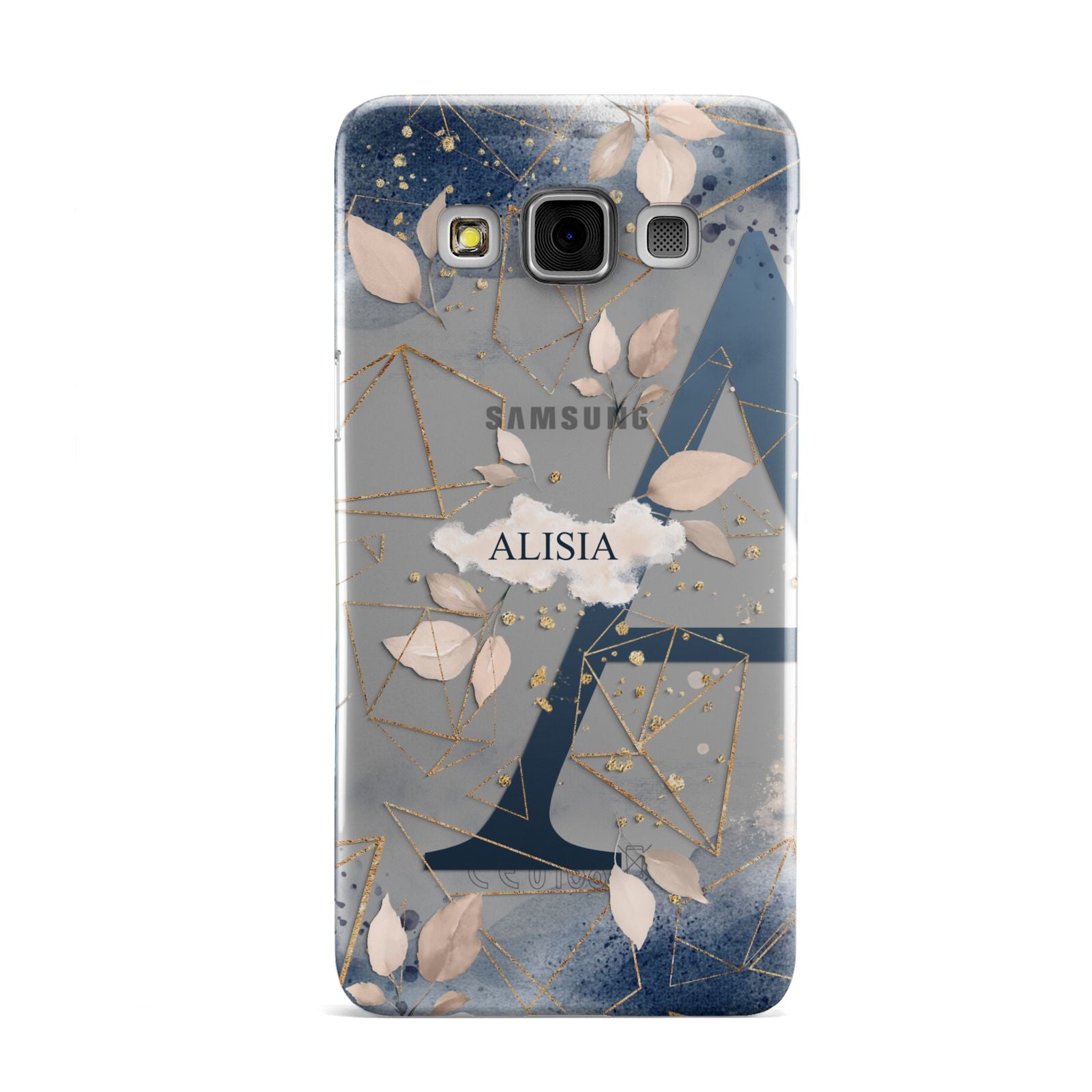 Personalised Watercolour Geometric Samsung Galaxy A3 Case