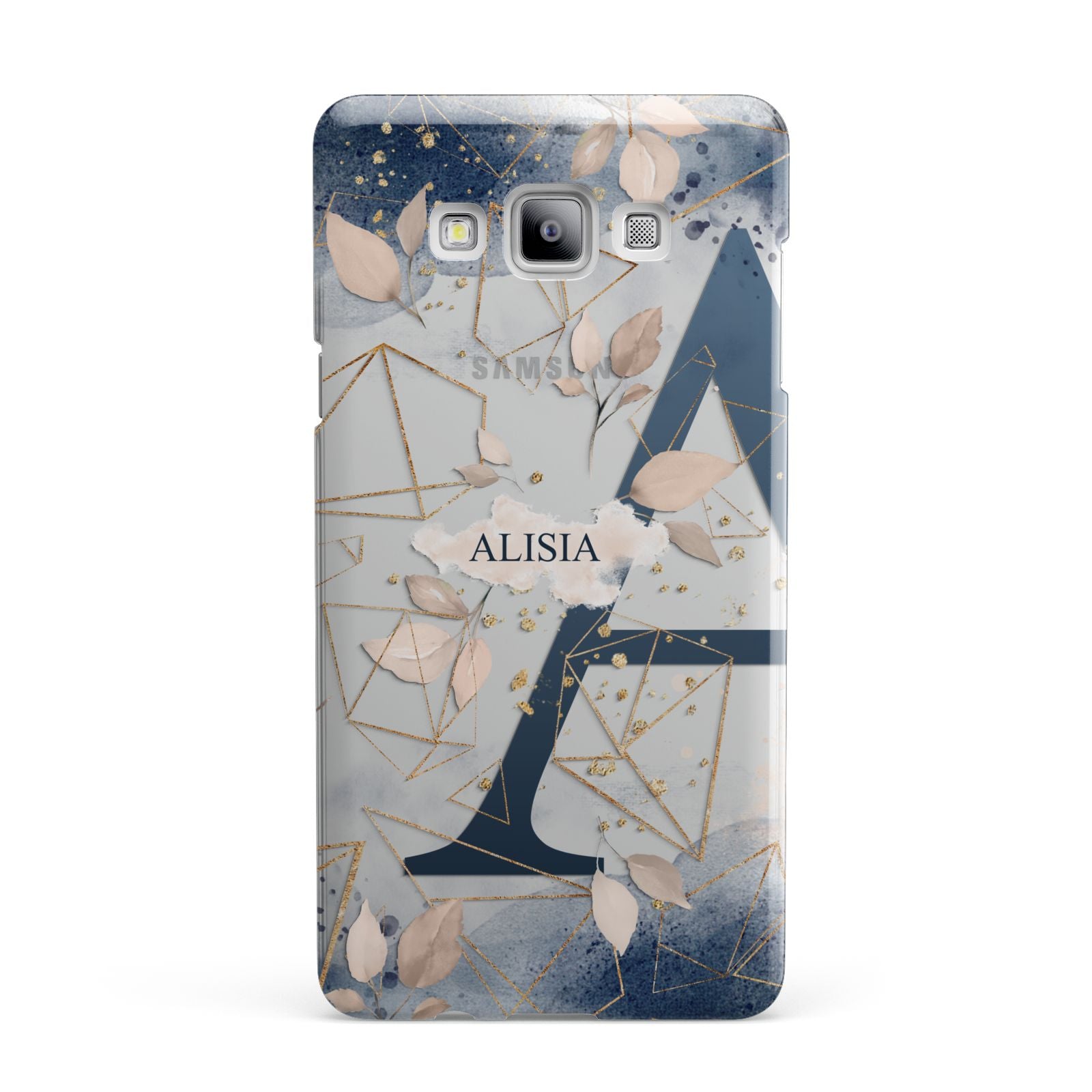 Personalised Watercolour Geometric Samsung Galaxy A7 2015 Case