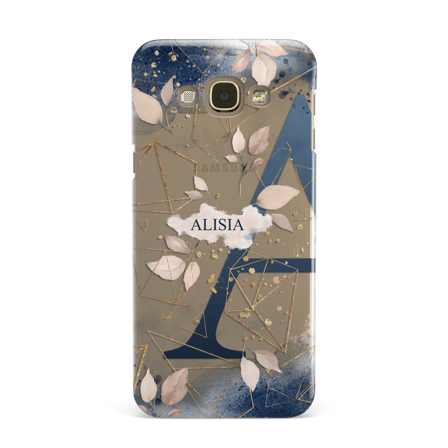 Personalised Watercolour Geometric Samsung Galaxy A8 Case