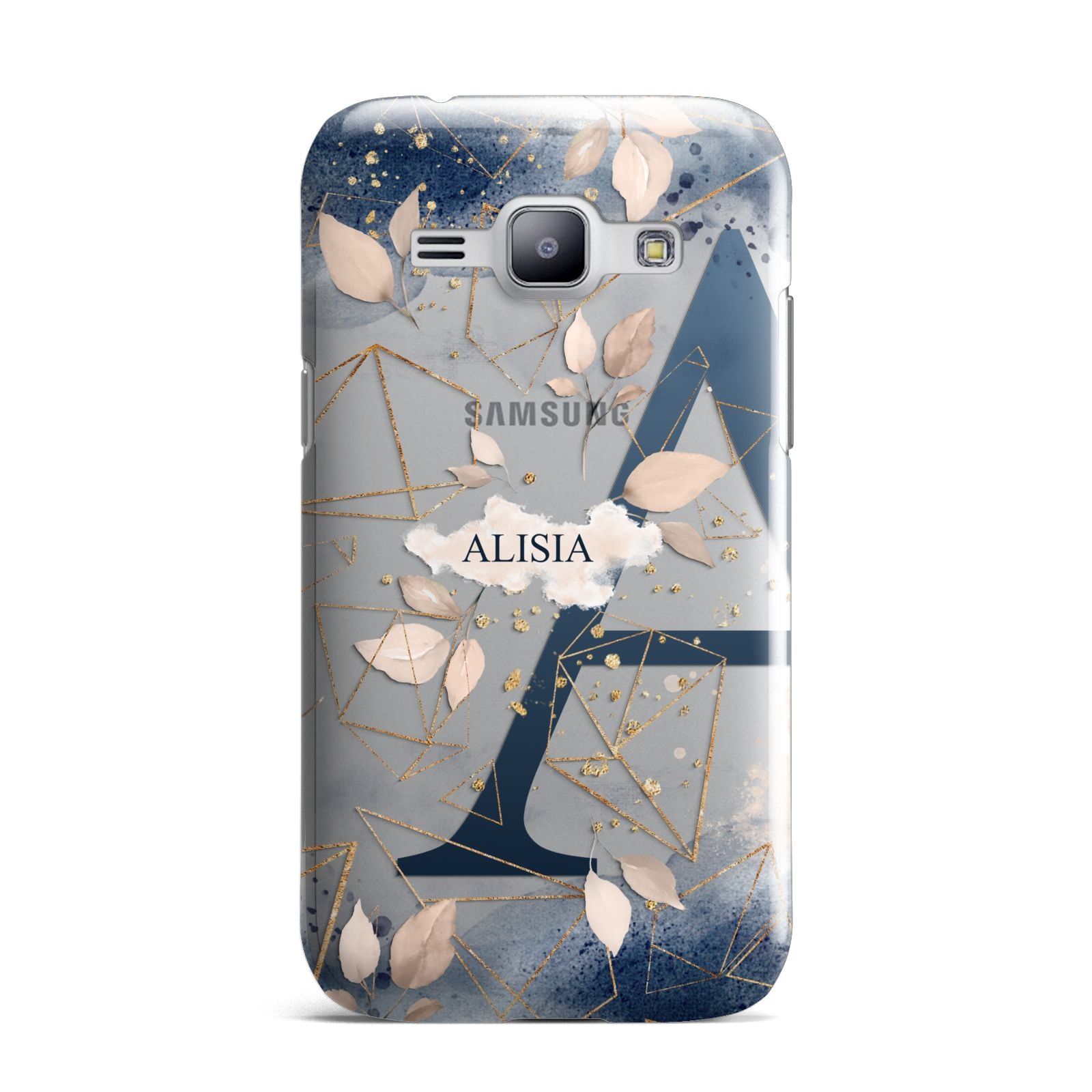Personalised Watercolour Geometric Samsung Galaxy J1 2015 Case