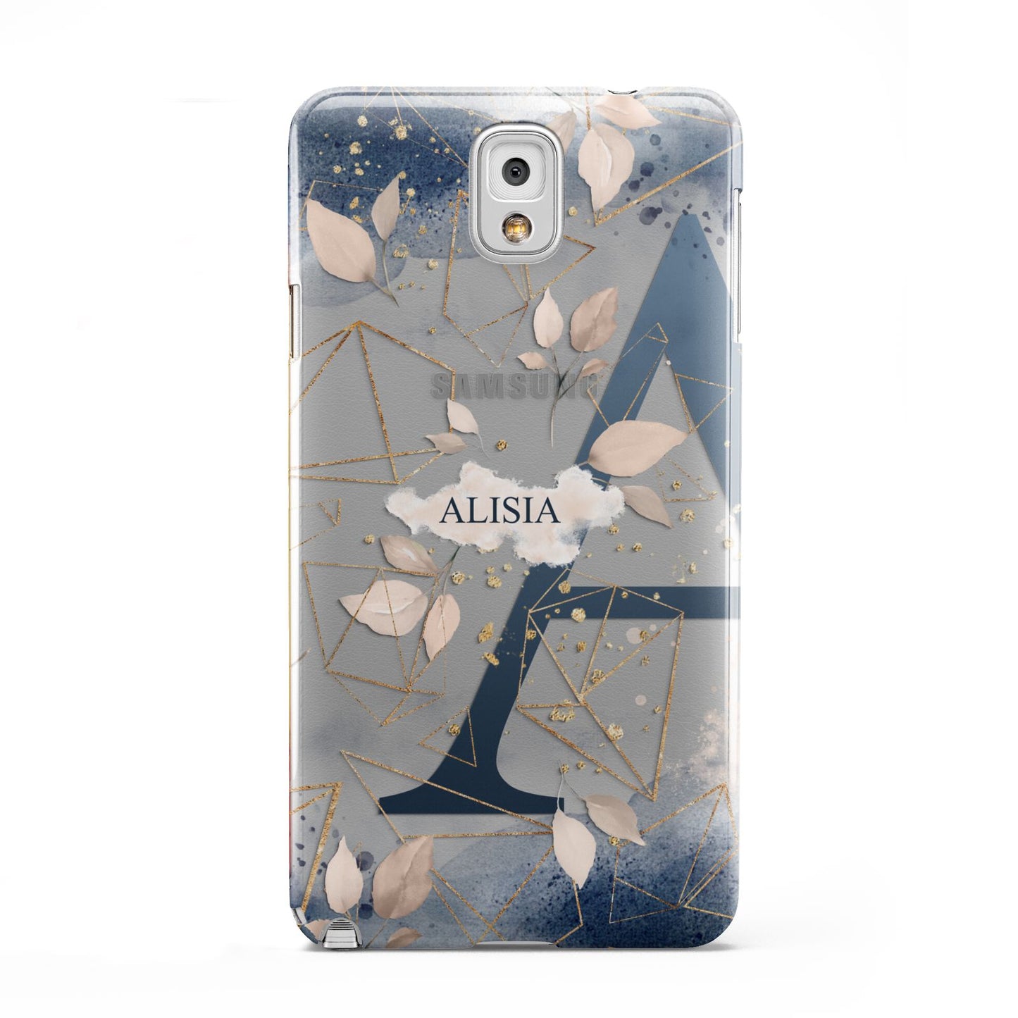 Personalised Watercolour Geometric Samsung Galaxy Note 3 Case