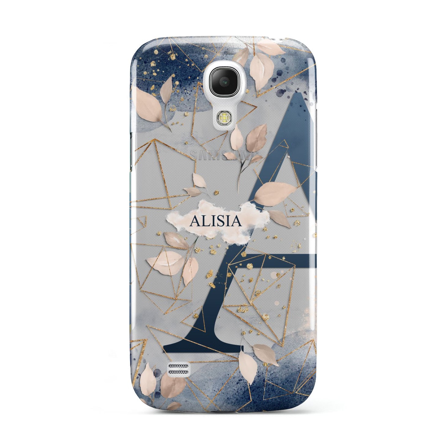 Personalised Watercolour Geometric Samsung Galaxy S4 Mini Case