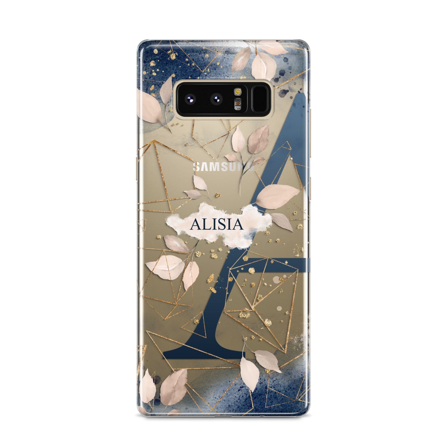Personalised Watercolour Geometric Samsung Galaxy S8 Case