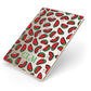 Personalised Watermelon Initials Apple iPad Case on Gold iPad Side View