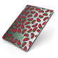 Personalised Watermelon Initials Apple iPad Case on Grey iPad Side View
