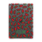 Personalised Watermelon Initials Apple iPad Grey Case