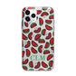 Personalised Watermelon Initials Apple iPhone 11 Pro in Silver with Bumper Case
