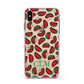 Personalised Watermelon Initials Apple iPhone Xs Max Impact Case Pink Edge on Gold Phone
