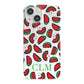 Personalised Watermelon Initials iPhone 13 Mini Full Wrap 3D Snap Case