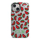 Personalised Watermelon Initials iPhone 13 Mini Full Wrap 3D Tough Case