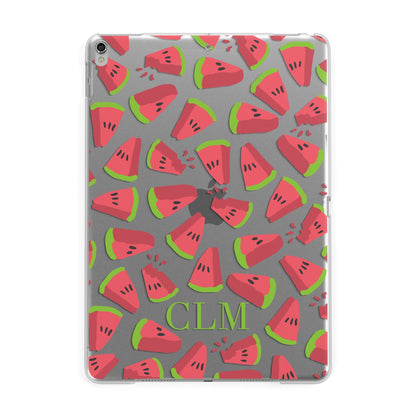 Personalised Watermelon Monogram Apple iPad Silver Case