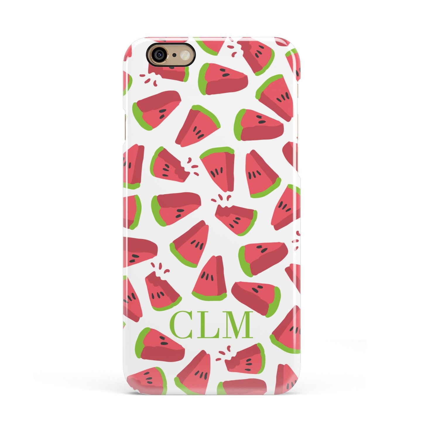 Personalised Watermelon Monogram Apple iPhone 6 3D Snap Case