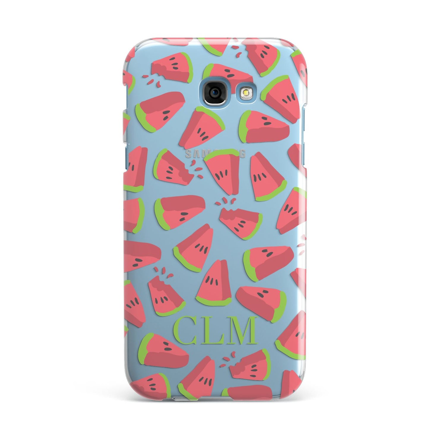 Personalised Watermelon Monogram Samsung Galaxy A7 2017 Case
