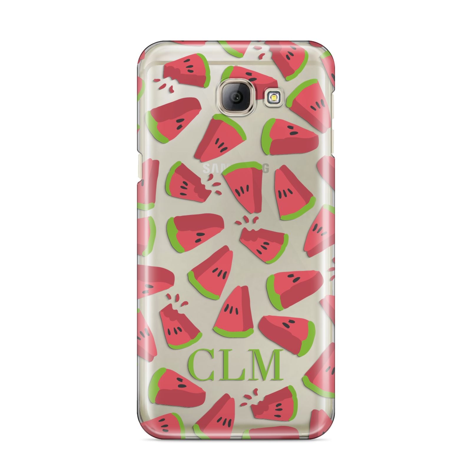 Personalised Watermelon Monogram Samsung Galaxy A8 2016 Case