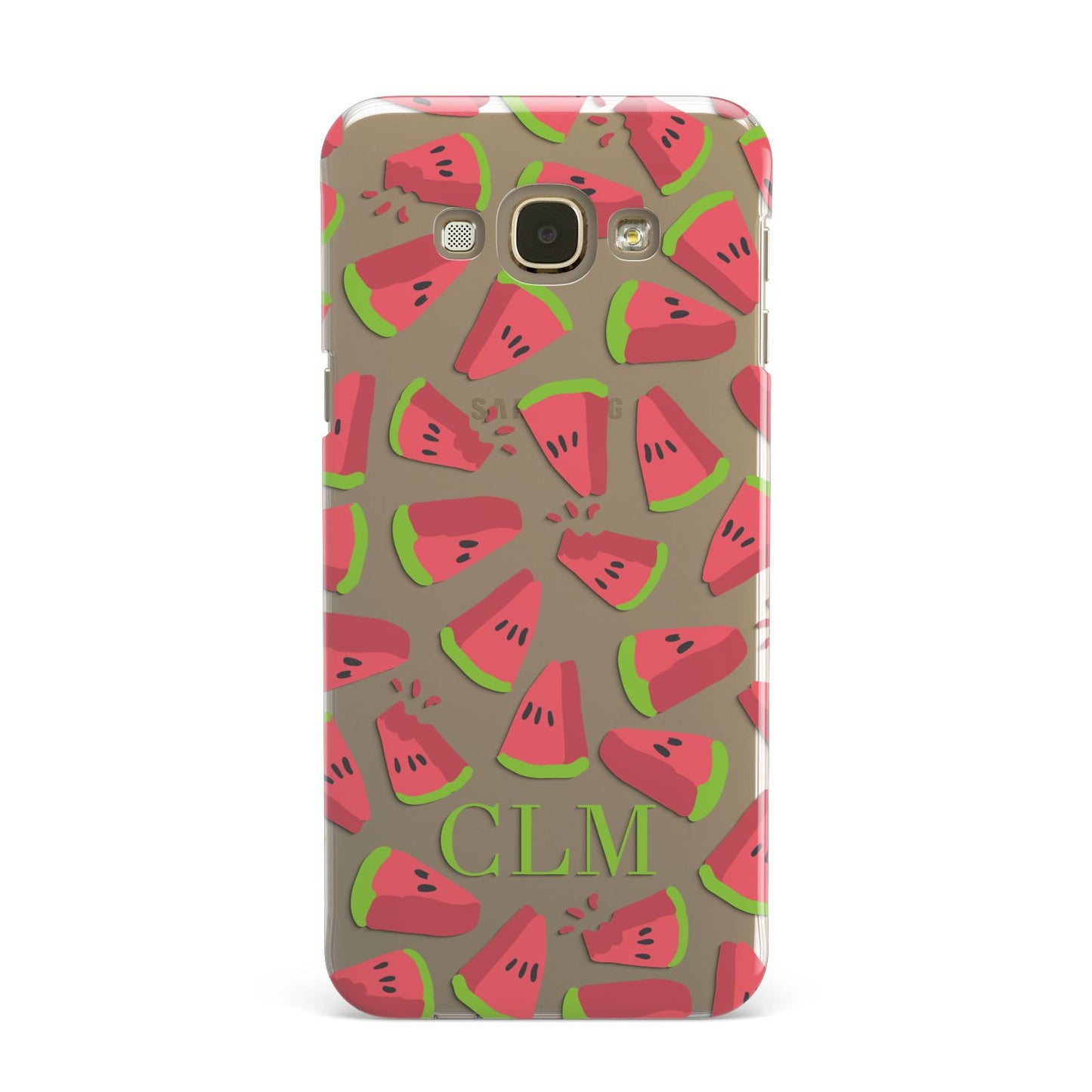 Personalised Watermelon Monogram Samsung Galaxy A8 Case