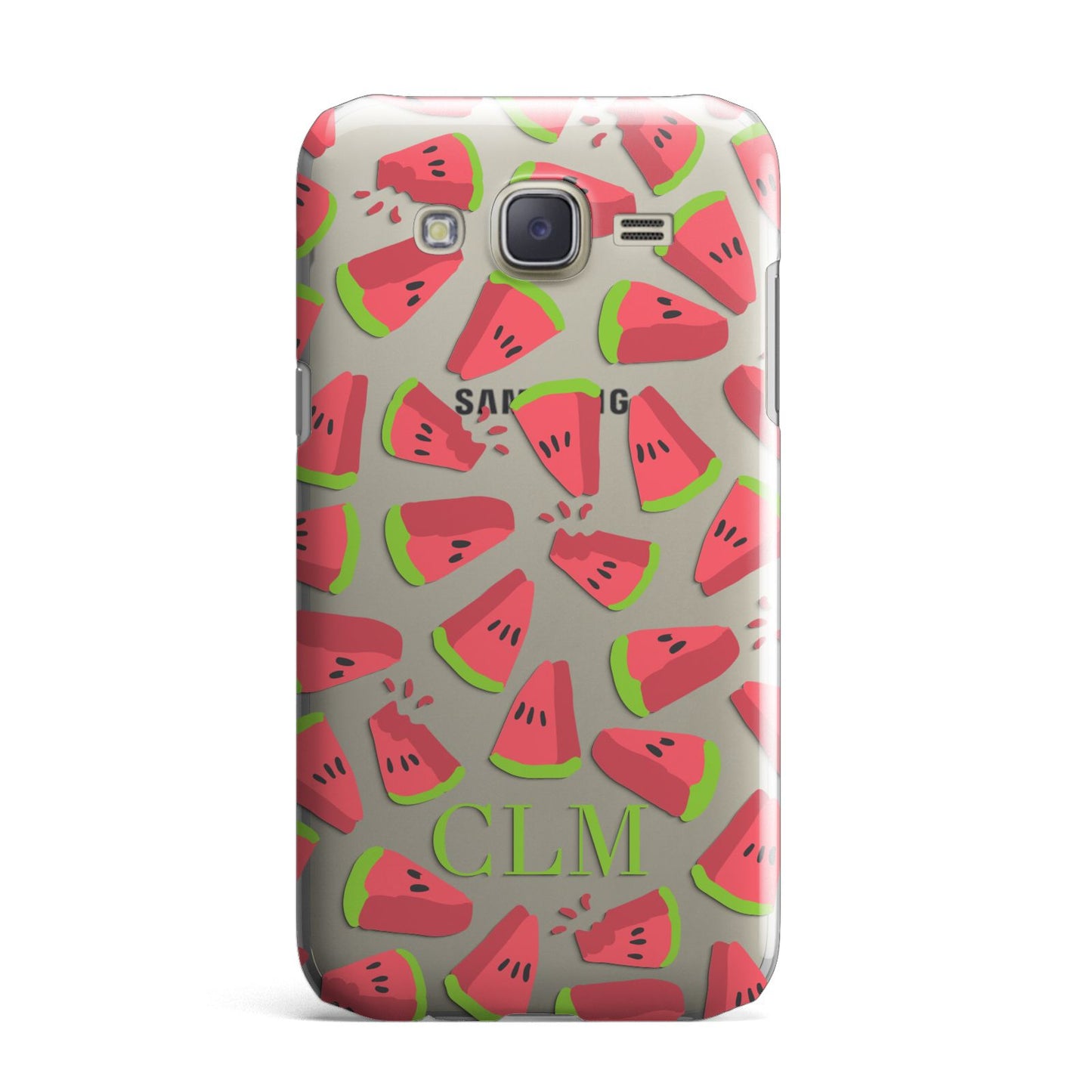 Personalised Watermelon Monogram Samsung Galaxy J7 Case