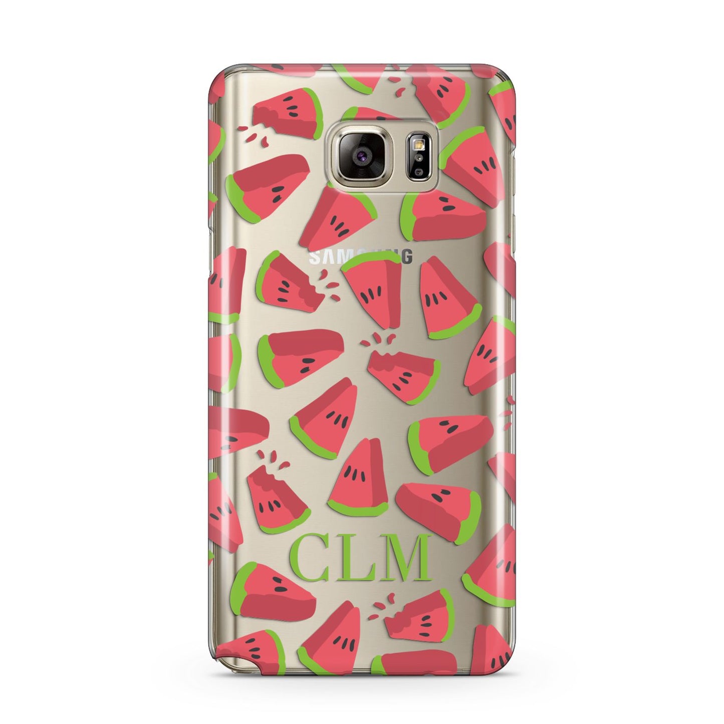 Personalised Watermelon Monogram Samsung Galaxy Note 5 Case