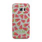 Personalised Watermelon Monogram Samsung Galaxy S6 Edge Case