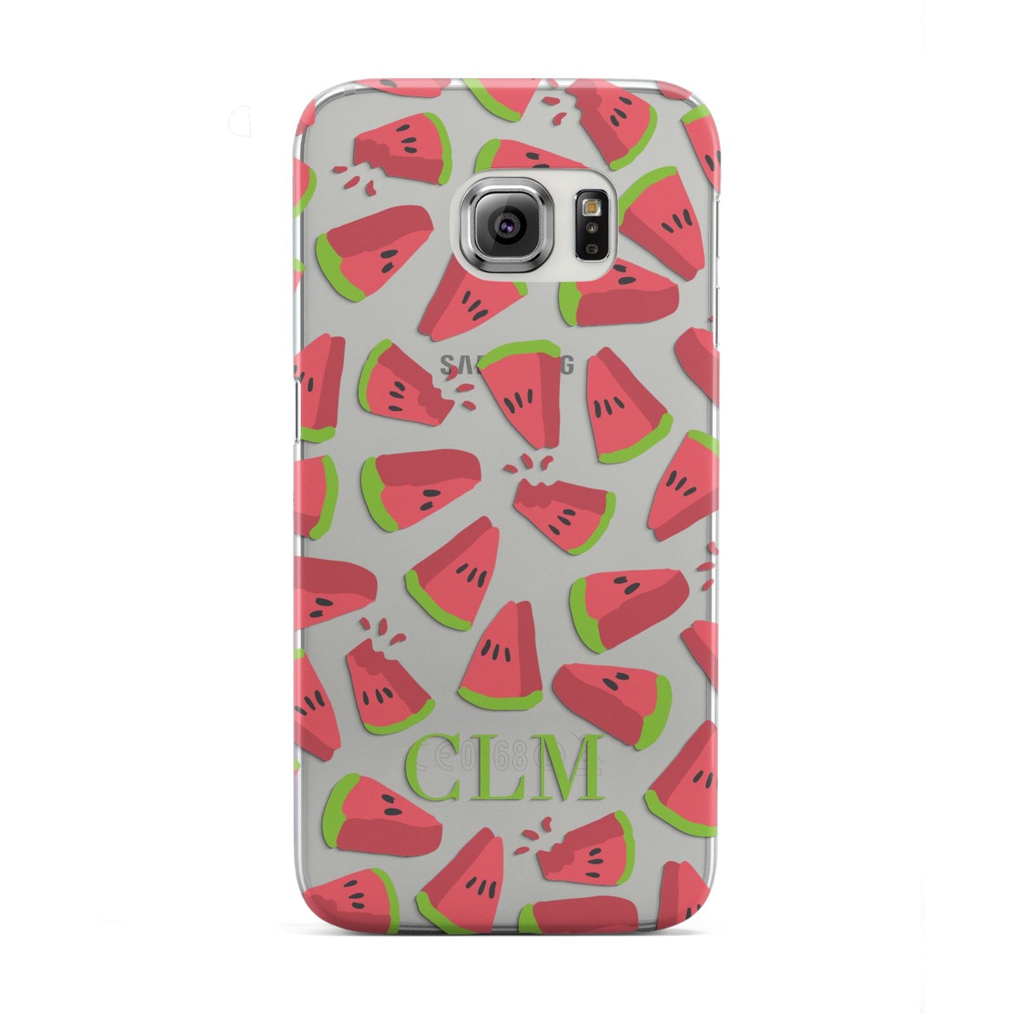 Personalised Watermelon Monogram Samsung Galaxy S6 Edge Case