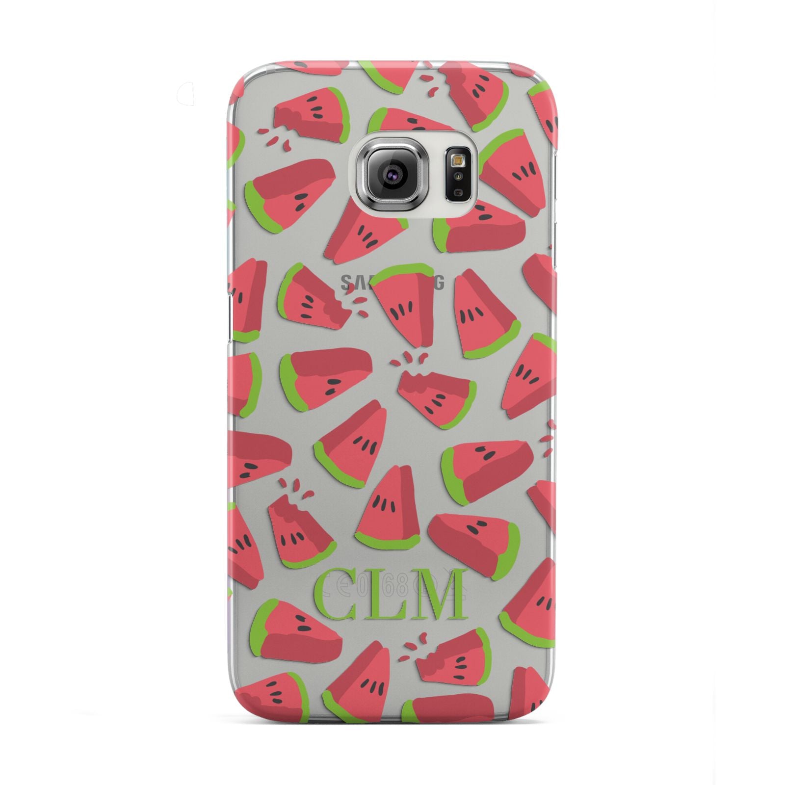Personalised Watermelon Monogram Samsung Galaxy S6 Edge Case