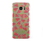 Personalised Watermelon Monogram Samsung Galaxy S7 Edge Case