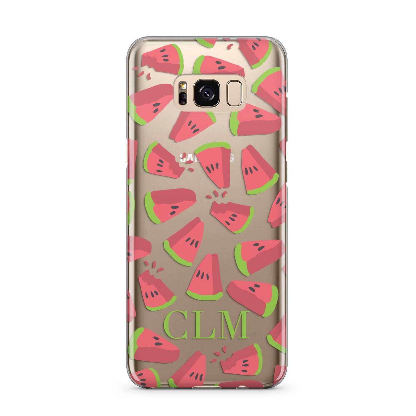 Personalised Watermelon Monogram Samsung Galaxy S8 Plus Case