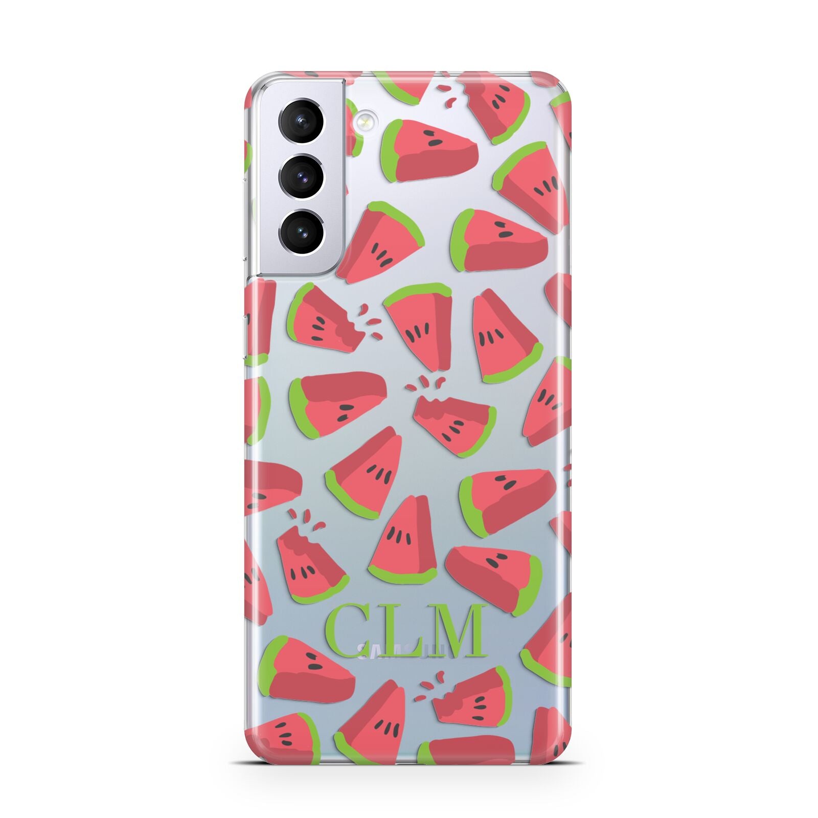 Personalised Watermelon Monogram Samsung S21 Plus Phone Case