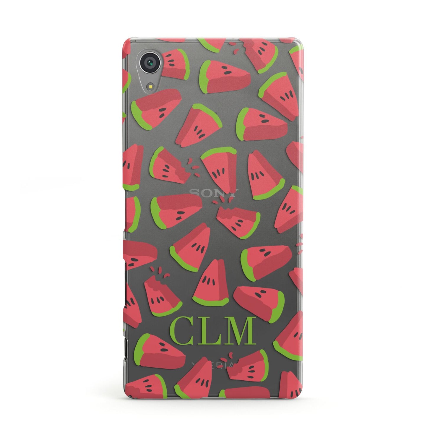 Personalised Watermelon Monogram Sony Xperia Case