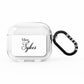 Personalised Wedding Name Miss AirPods Clear Case 3rd Gen