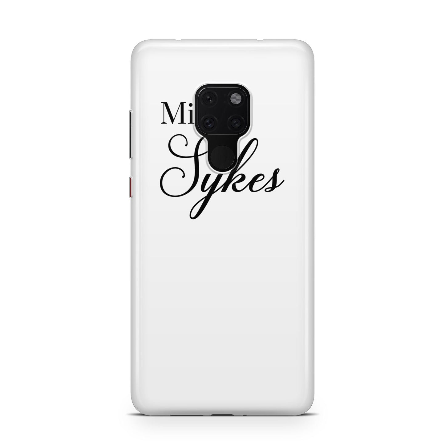 Personalised Wedding Name Miss Huawei Mate 20 Phone Case