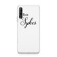Personalised Wedding Name Miss Huawei P Smart Pro 2019