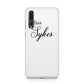 Personalised Wedding Name Miss Huawei P20 Pro Phone Case