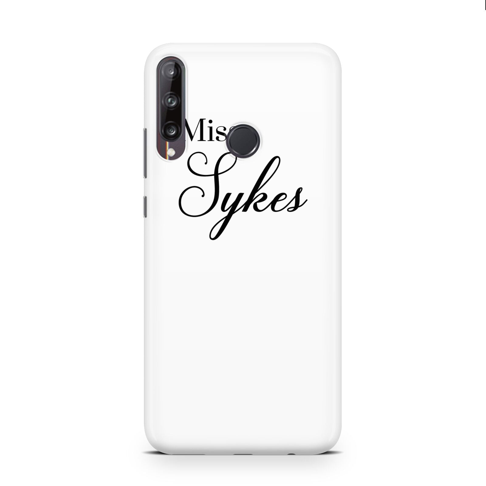 Personalised Wedding Name Miss Huawei P40 Lite E Phone Case
