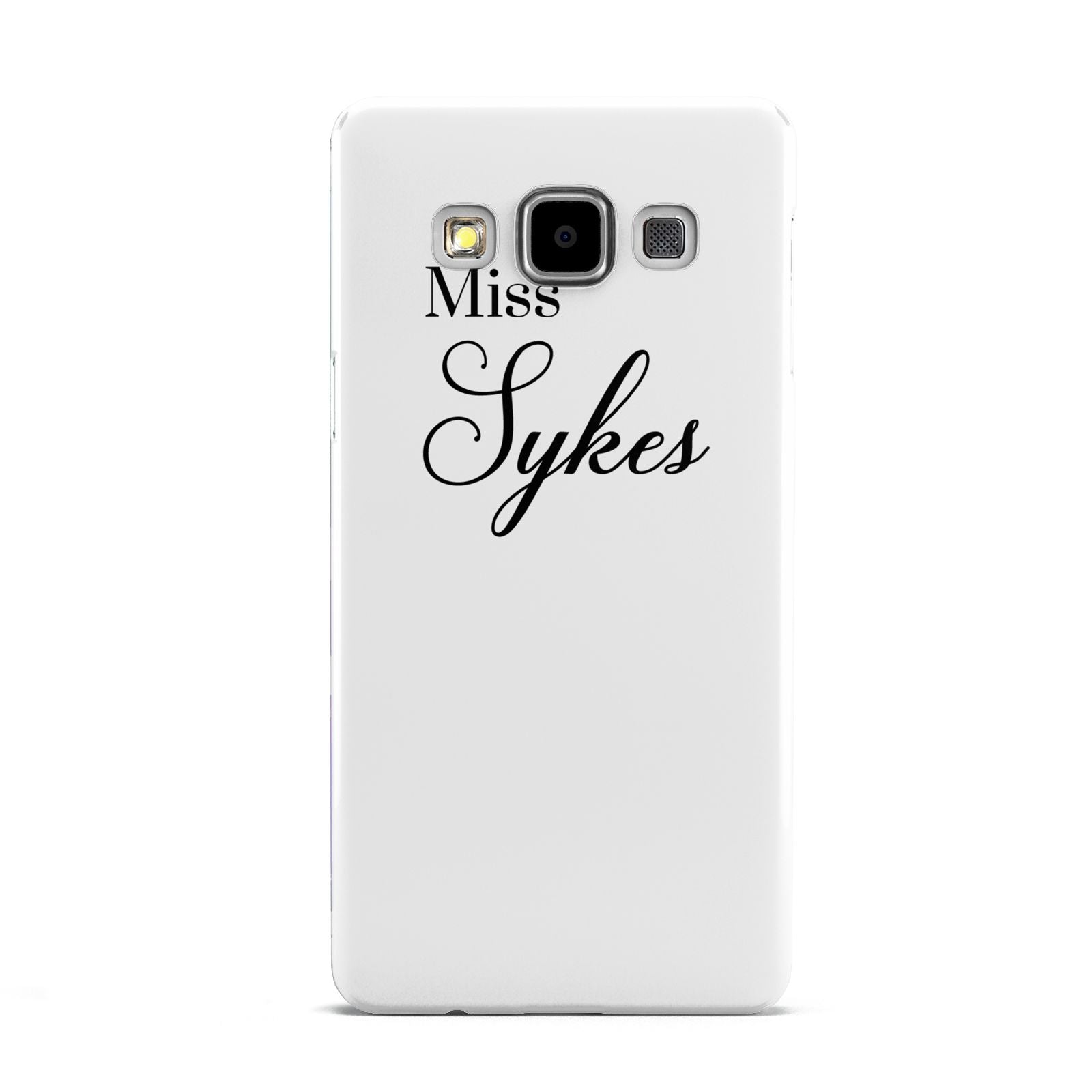 Personalised Wedding Name Miss Samsung Galaxy A5 Case