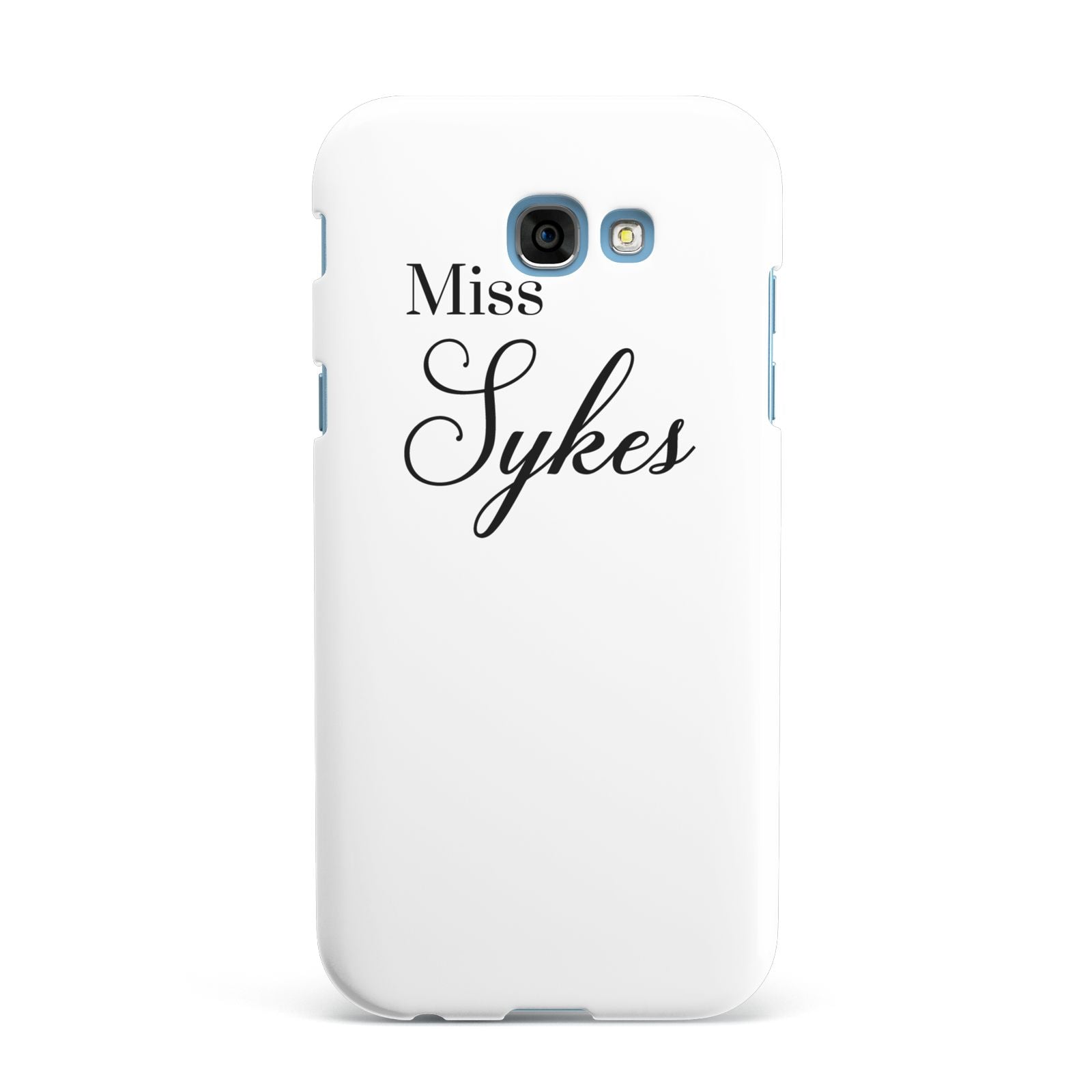 Personalised Wedding Name Miss Samsung Galaxy A7 2017 Case