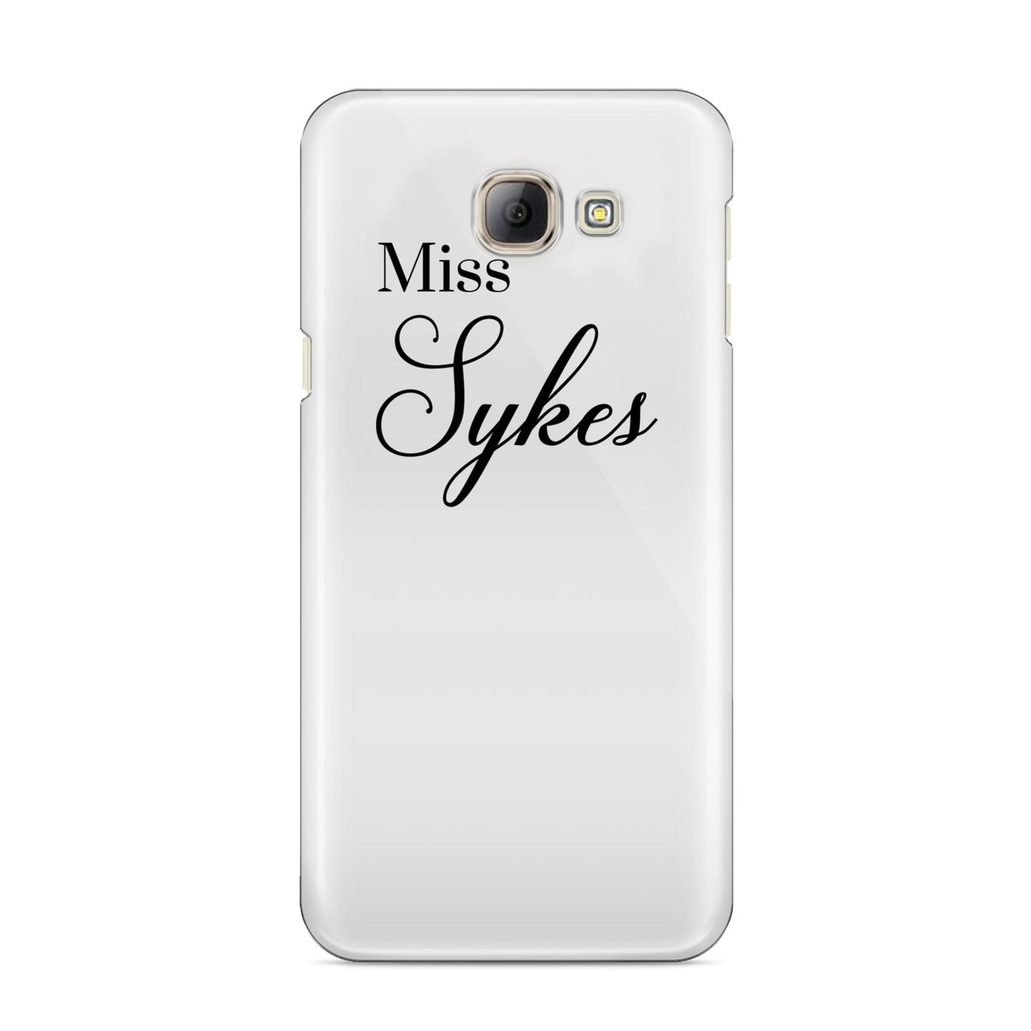 Personalised Wedding Name Miss Samsung Galaxy A8 2016 Case