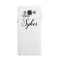 Personalised Wedding Name Miss Samsung Galaxy A8 Case