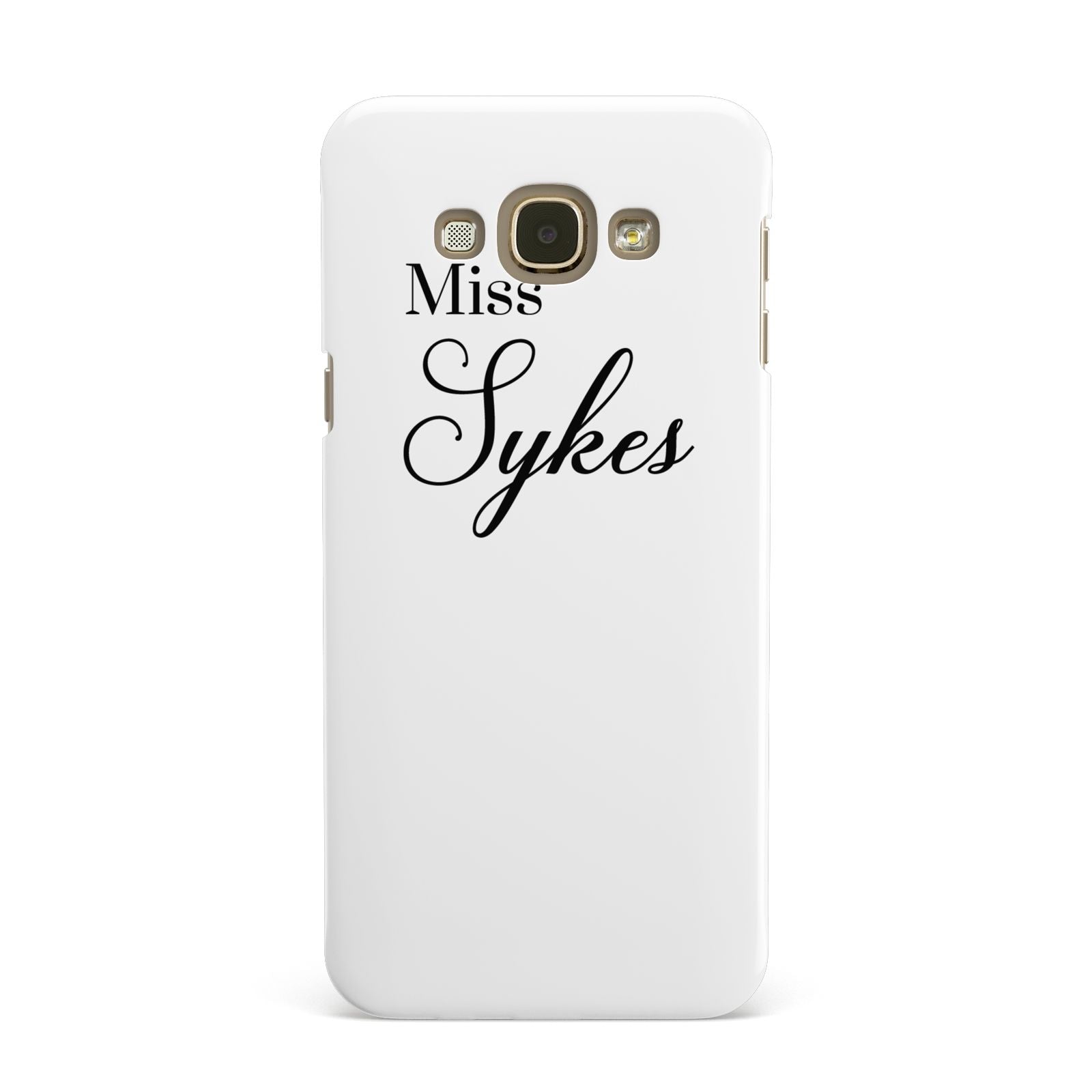 Personalised Wedding Name Miss Samsung Galaxy A8 Case
