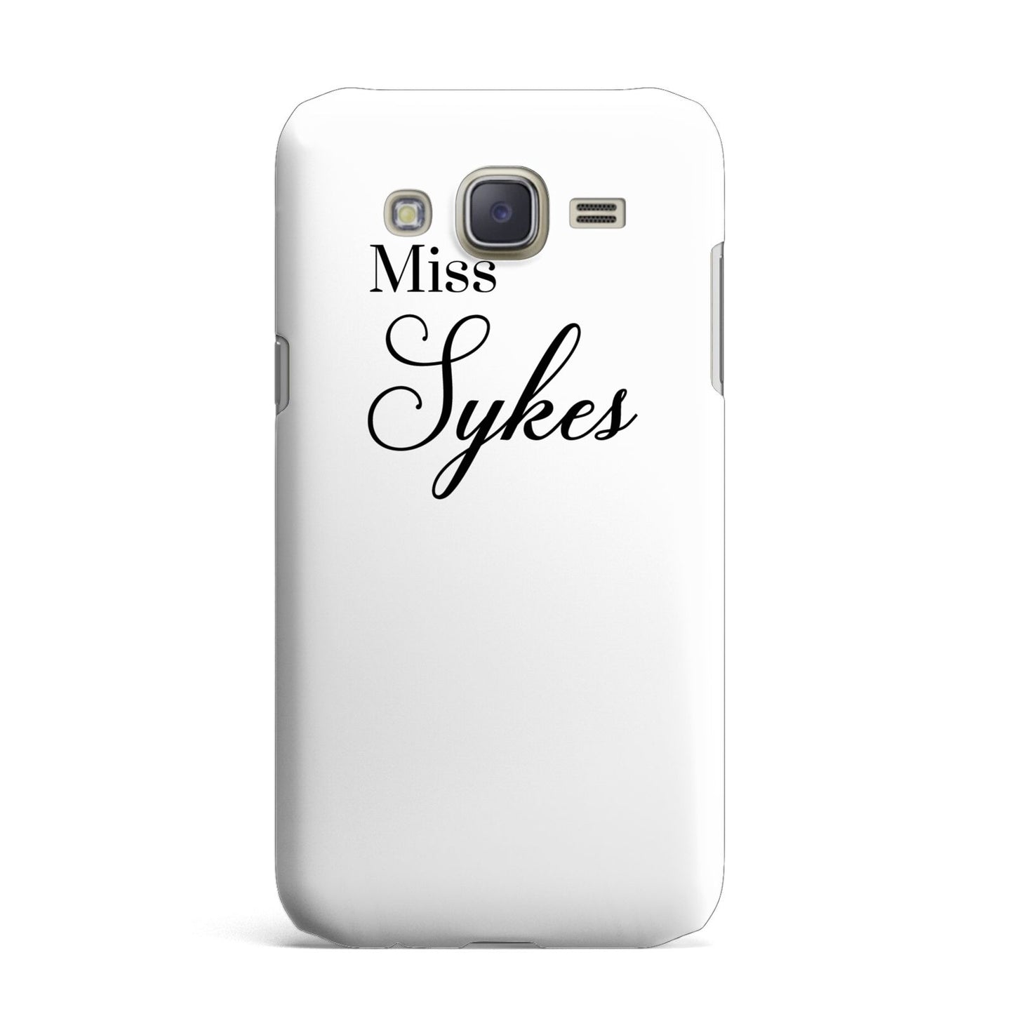 Personalised Wedding Name Miss Samsung Galaxy J7 Case