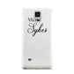 Personalised Wedding Name Miss Samsung Galaxy Note 4 Case