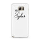 Personalised Wedding Name Miss Samsung Galaxy Note 5 Case