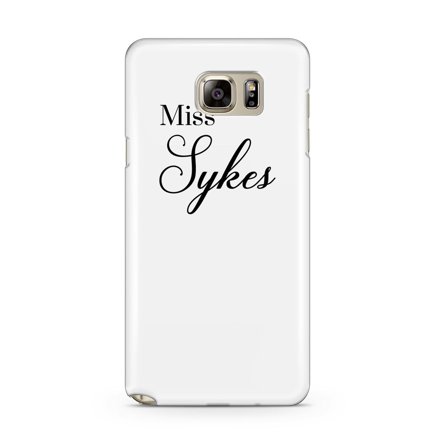 Personalised Wedding Name Miss Samsung Galaxy Note 5 Case
