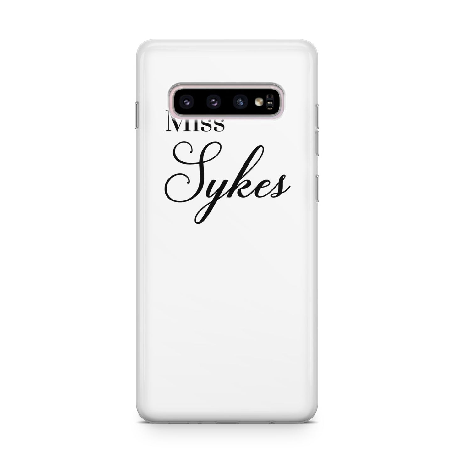 Personalised Wedding Name Miss Samsung Galaxy S10 Plus Case