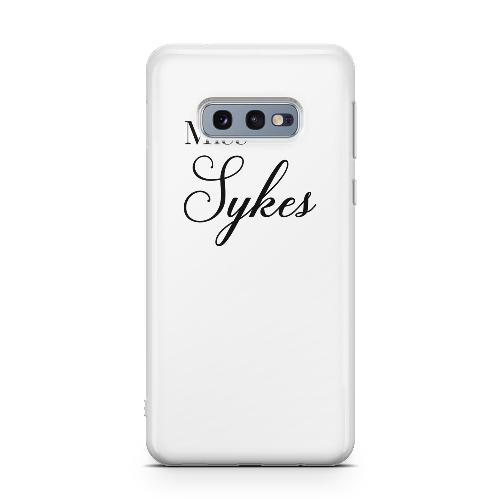 Personalised Wedding Name Miss Samsung Galaxy S10E Case